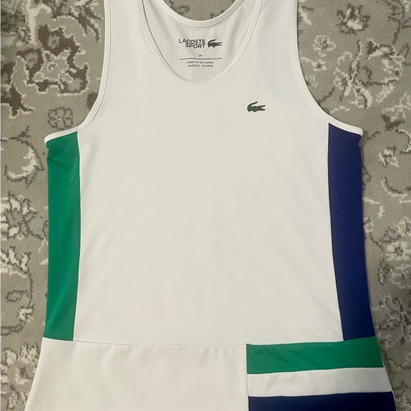 WOMEN'S SPORT COLORBLOCK STRETCH TENNIS TANK TOP - Picture 3 of 5